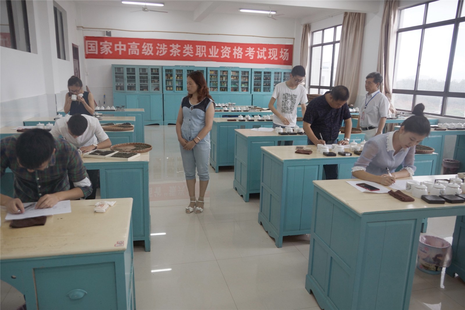 2017年度杏盛第三期涉茶类国家中高级职业资格考试顺利举行